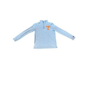 Champion Tennessee Volunteers Gray Quarter Zip Pullover Athletic Shirt Youth L
